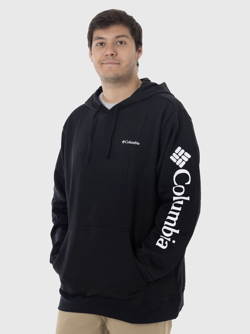 POLERON HOMBRE BEAUMOUNT HOODIE NEGRO COLUMBIA - 2