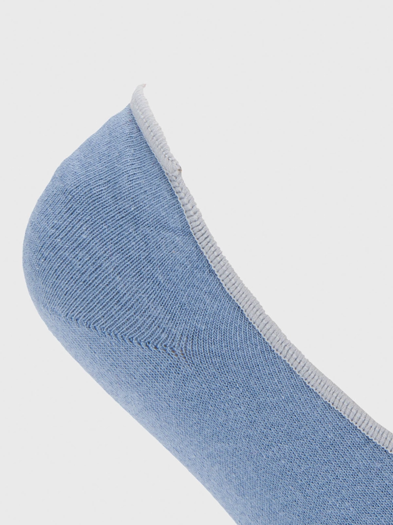 CALCETIN ALGODON MUJER INV M BASICO AZUL HUSH PUPPIES - 2