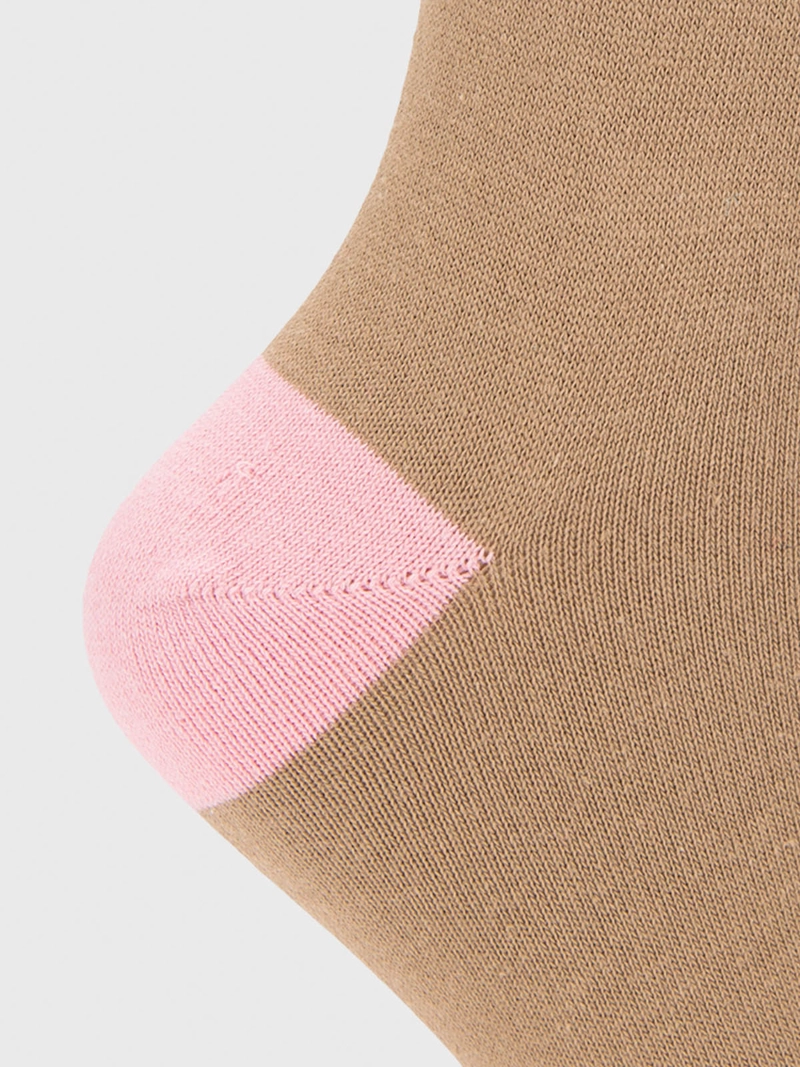 CALCETIN ALGODON MUJER PLAIN BEIGE/CRUDO HUSH PUPPIES - 3