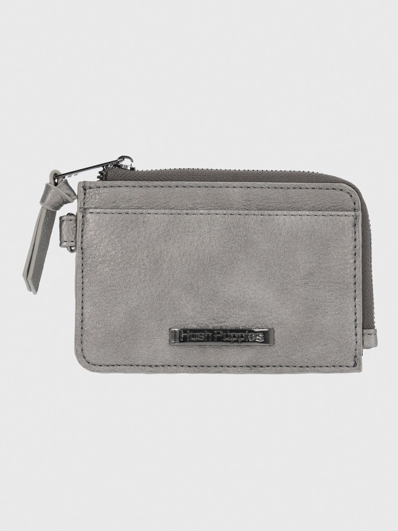 TARJETERO MUJER CARDHOLDER METALIZADO HUSH PUPPIES - 1