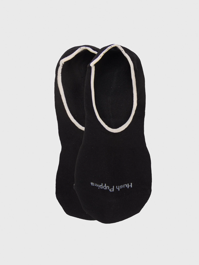 CALCETIN ALGODON MUJER INV M BASICO NEGRO HUSH PUPPIES - 3