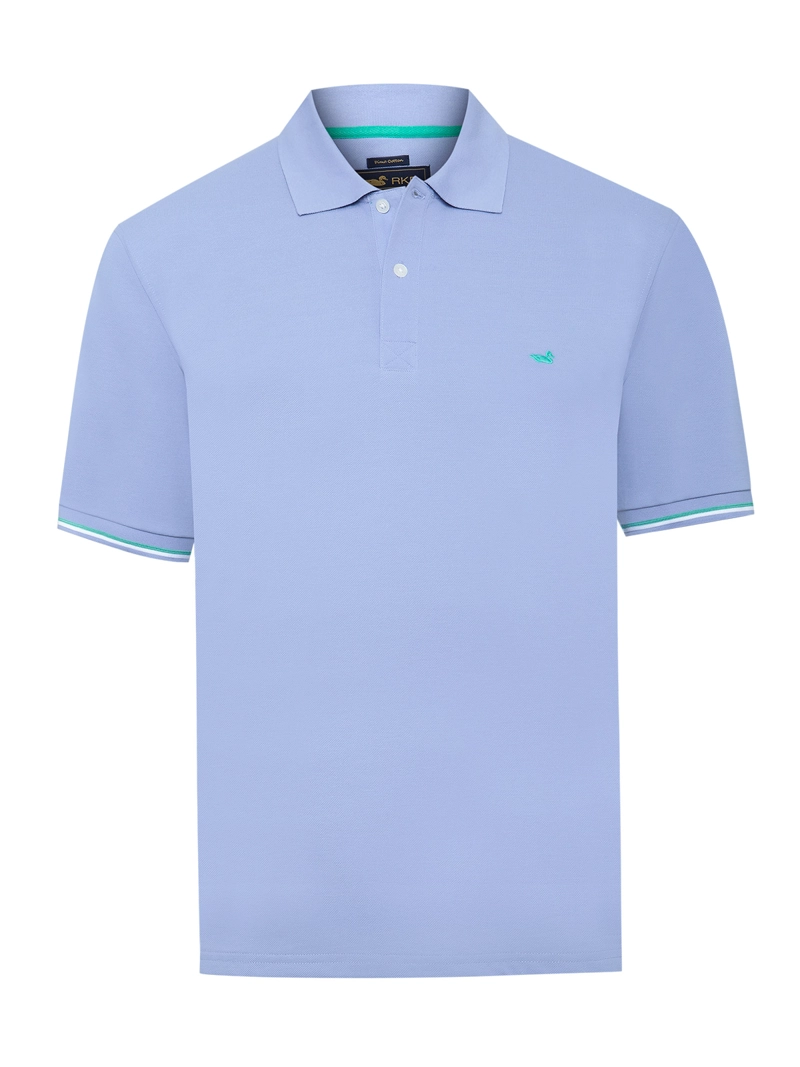 POLERA ALGODON PIMA HOMBRE MITCHELL MORADO ROCKFORD - 1