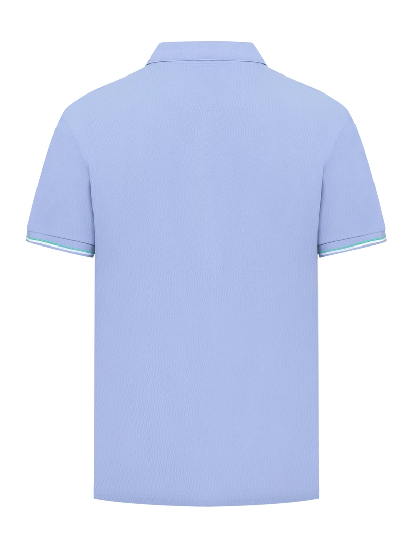 POLERA ALGODON PIMA HOMBRE MITCHELL MORADO ROCKFORD - 2