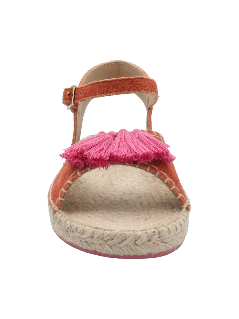 ALPARGATA CUERO MUJER POM NARANJO ROCKFORD - 4
