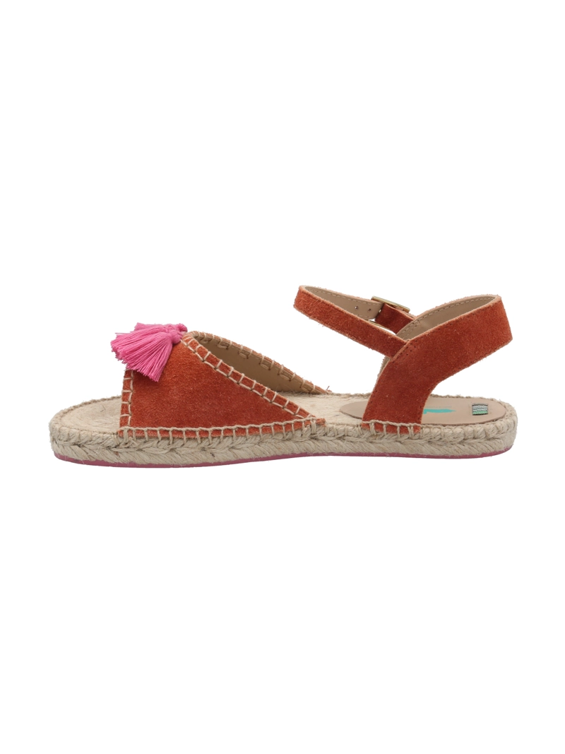 ALPARGATA CUERO MUJER POM NARANJO ROCKFORD - 6