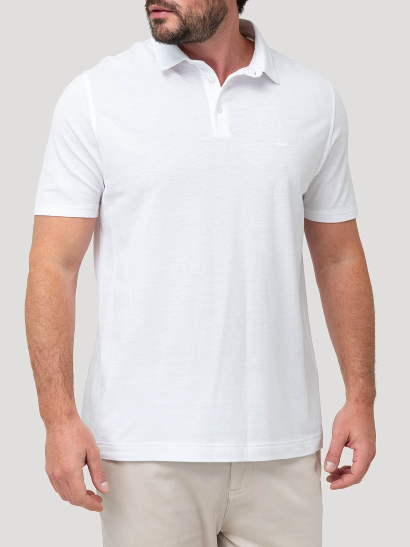 POLERA ALGODON ORGANICO HOMBRE PADUA BLANCO ROCKFORD - 5