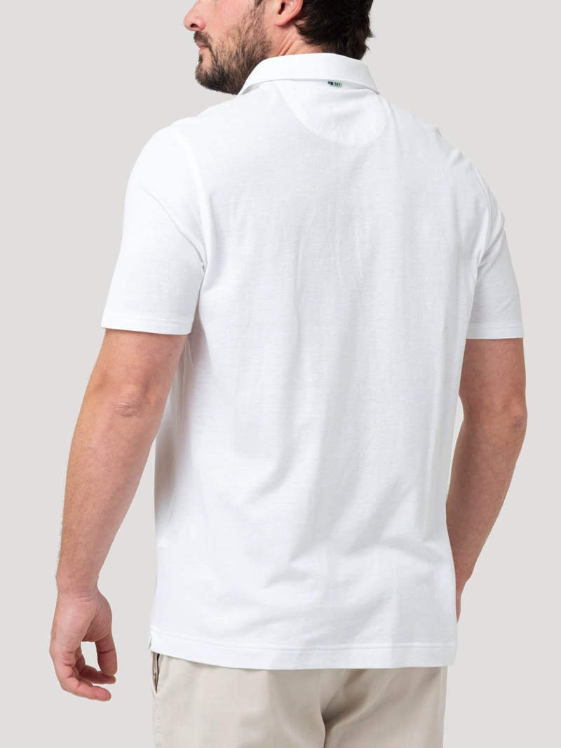 POLERA ALGODON ORGANICO HOMBRE PADUA BLANCO ROCKFORD - 6