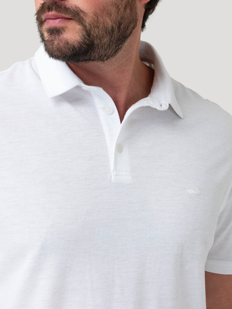 POLERA ALGODON ORGANICO HOMBRE PADUA BLANCO ROCKFORD - 7