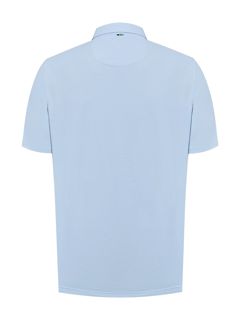 POLERA ALGODON ORGANICO HOMBRE PADUA CELESTE ROCKFORD - 2