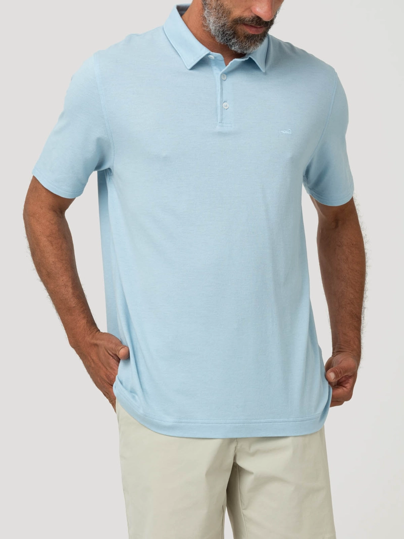 POLERA ALGODON ORGANICO HOMBRE PADUA CELESTE ROCKFORD - 5