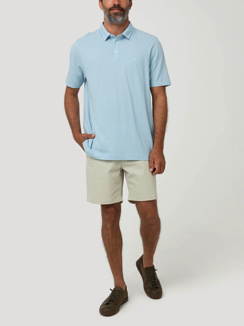 POLERA ALGODON ORGANICO HOMBRE PADUA CELESTE ROCKFORD - 8