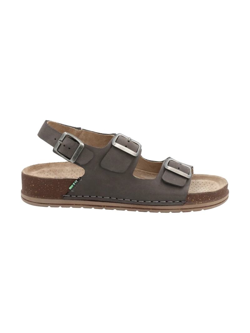 SANDALIA CUERO MUJER PRAGA GRIS ROCKFORD - 1