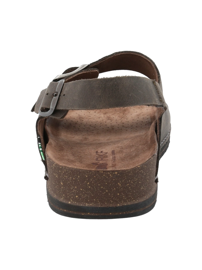 SANDALIA CUERO HOMBRE LILE GRIS ROCKFORD - 7