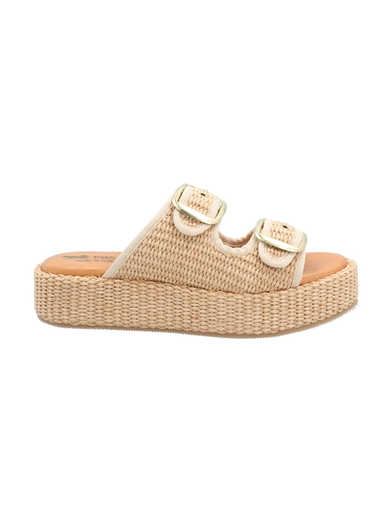 SANDALIA RAFIA MUJER RUTH BEIGE ROCKFORD - 1