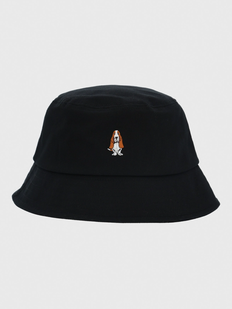 GORRO ALGODON ORGANICO BUCKET DOG NEGRO HUSH PUPPIES - 1