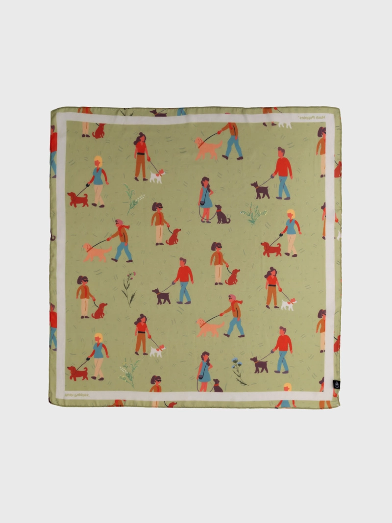 PAÑUELO  MUJER HP SCARF DOGS MULTICOLOR HUSH PUPPIES - 2