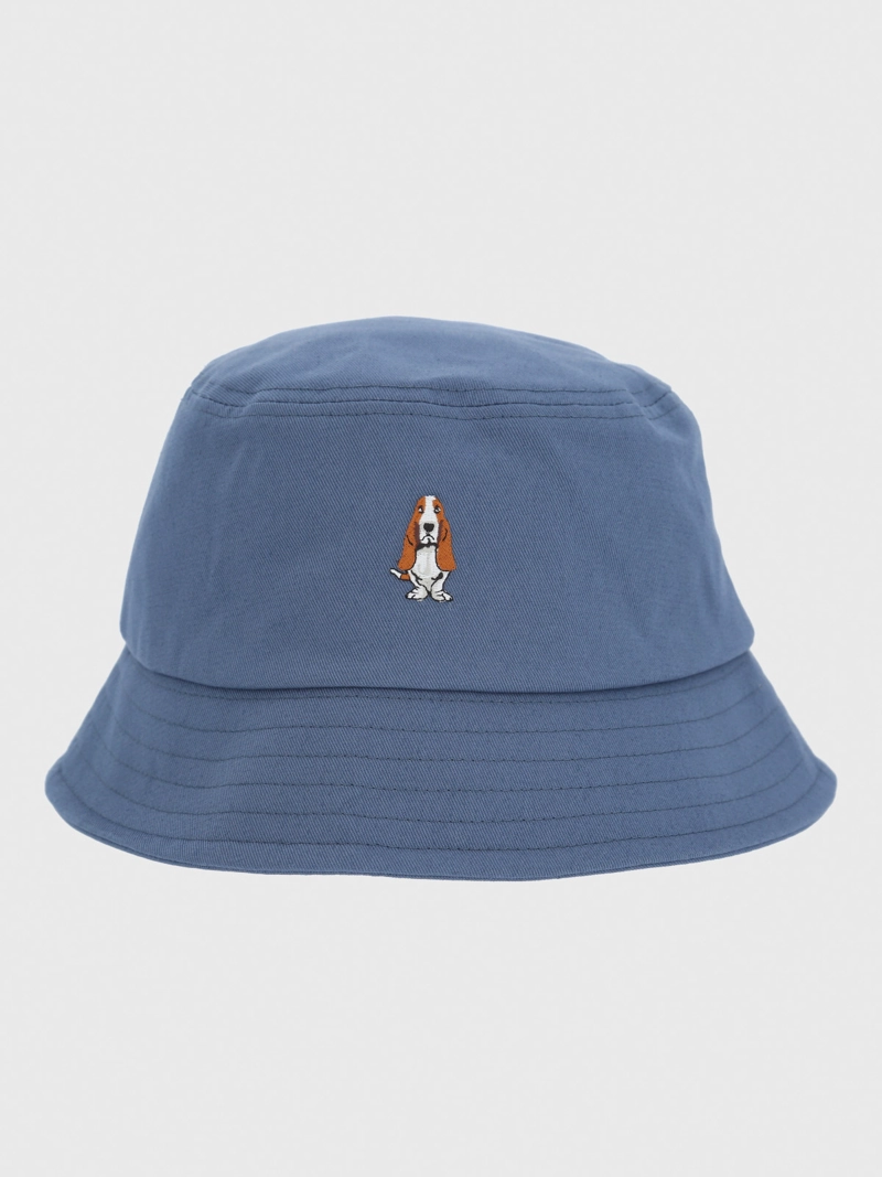 GORRO ALGODON ORGANICO  BUCKET DOG AZUL HUSH PUPPIES - 1