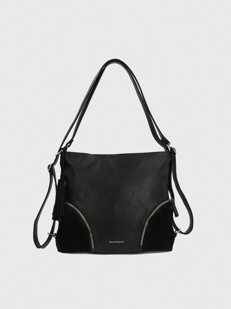 CARTERA MOCHILA MUJER LEWIS NEGRO HUSH PUPPIES - 1