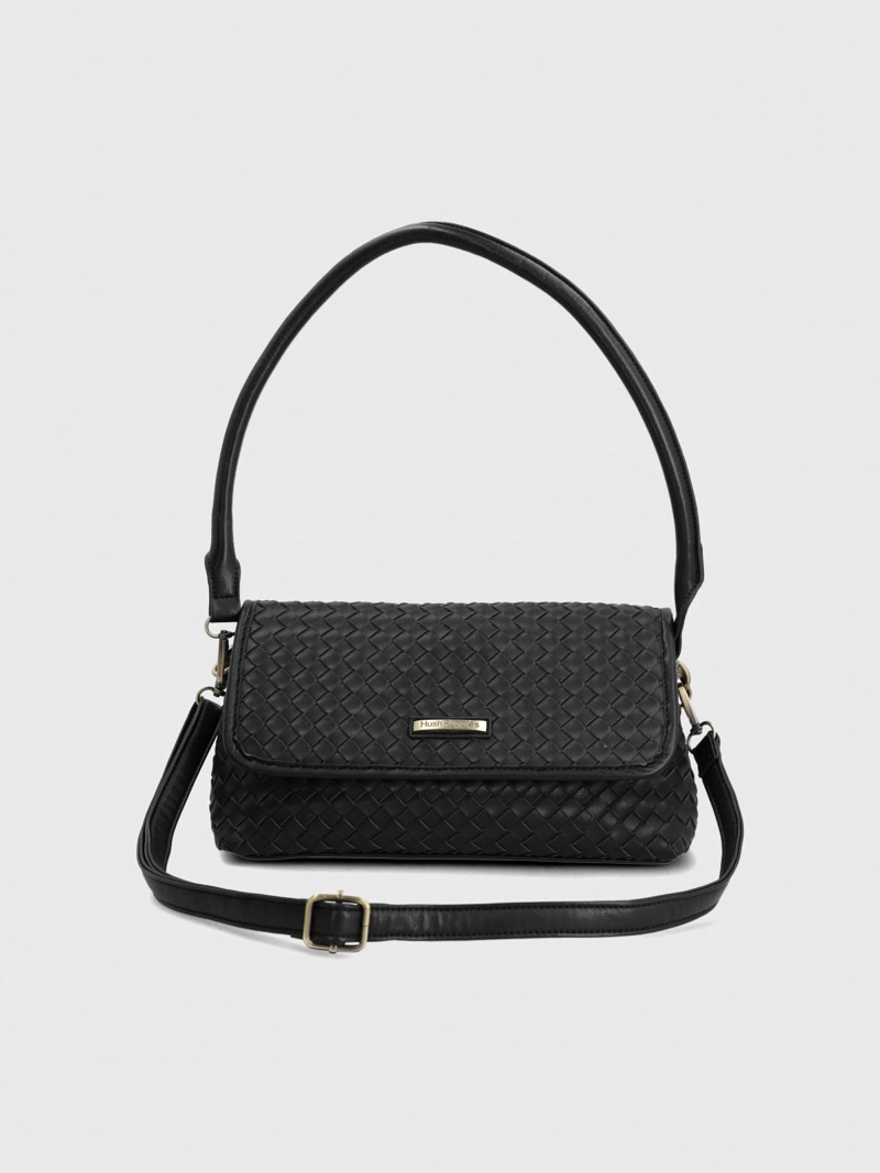 CARTERA ECOCUERO MUJER BRASS BAG NEGRO HUSH PUPPIES - 4