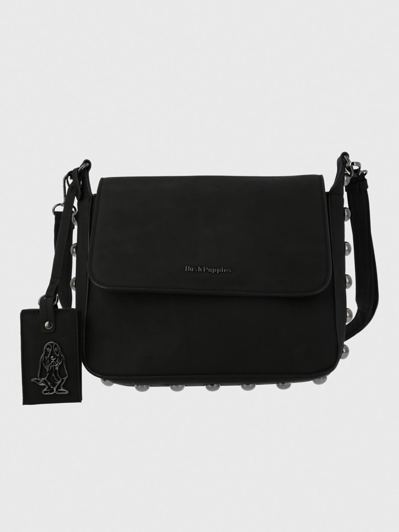 CARTERA ECOCUERO MUJER TALT CROSS NEGRO HUSH PUPPIES - 1