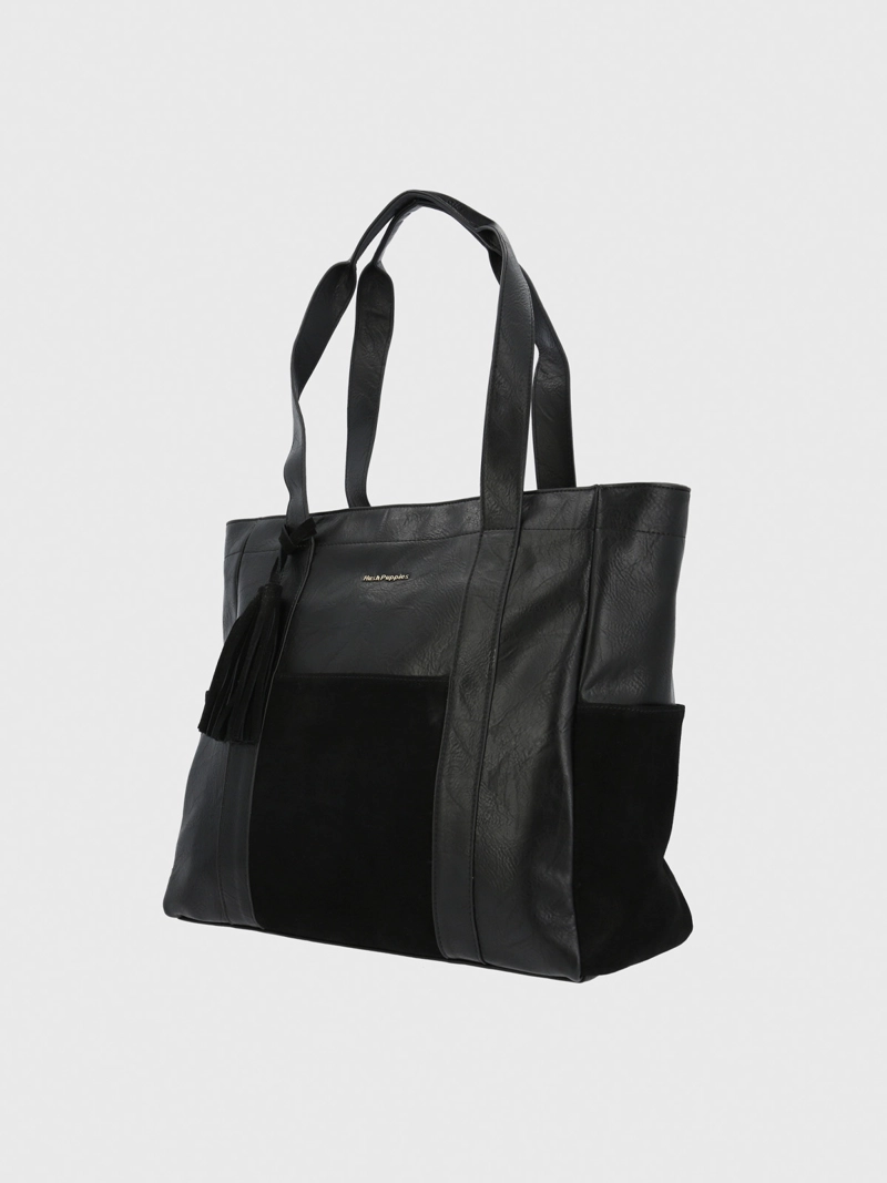 CARTERA ECOCUERO MUJER LESTER TOTE NEGRO HUSH PUPPIES - 2