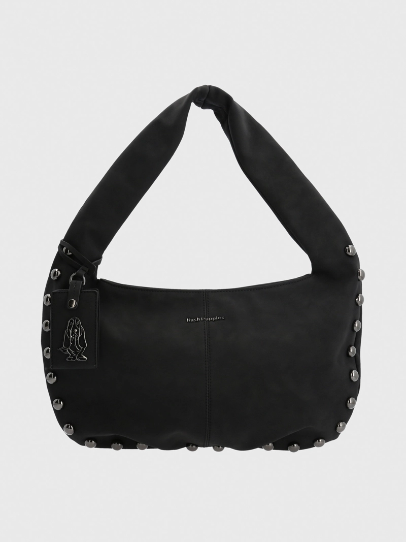 CARTERA ECOCUERO MUJER TAFFY HOBO NEGRO HUSH PUPPIES - 1