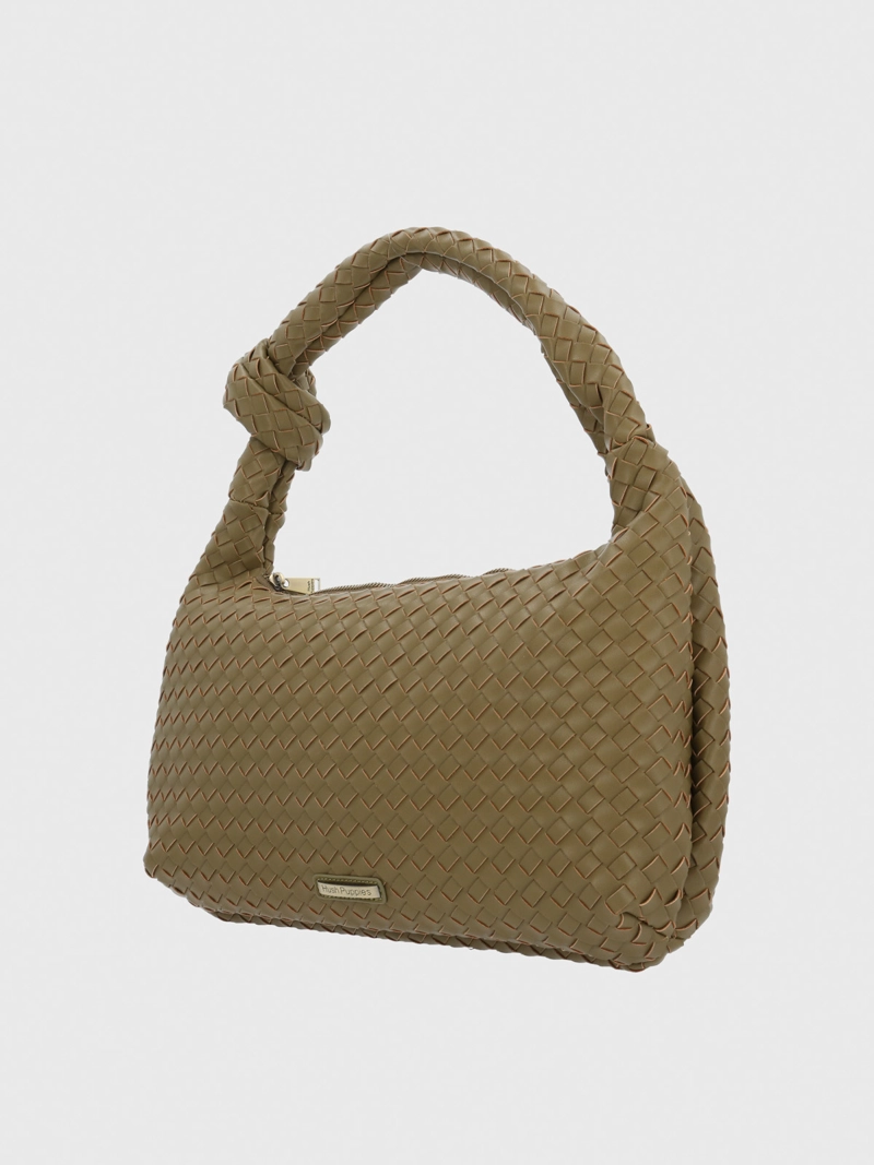 CARTERA ECOCUERO MUJER BRANN HOBO VERDE HUSH PUPPIES - 2
