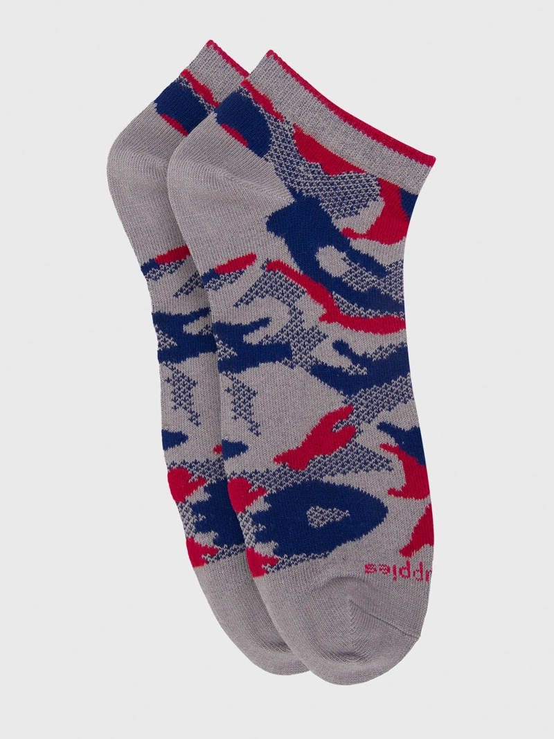 CALCETIN ALGODON HOMBRE PED CAMO GRIS HUSH PUPPIES - 2