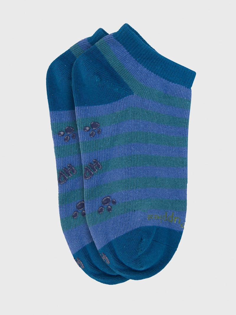 CALCETIN ALGODON NIÑO PED LINES AZUL HUSH PUPPIES - 2