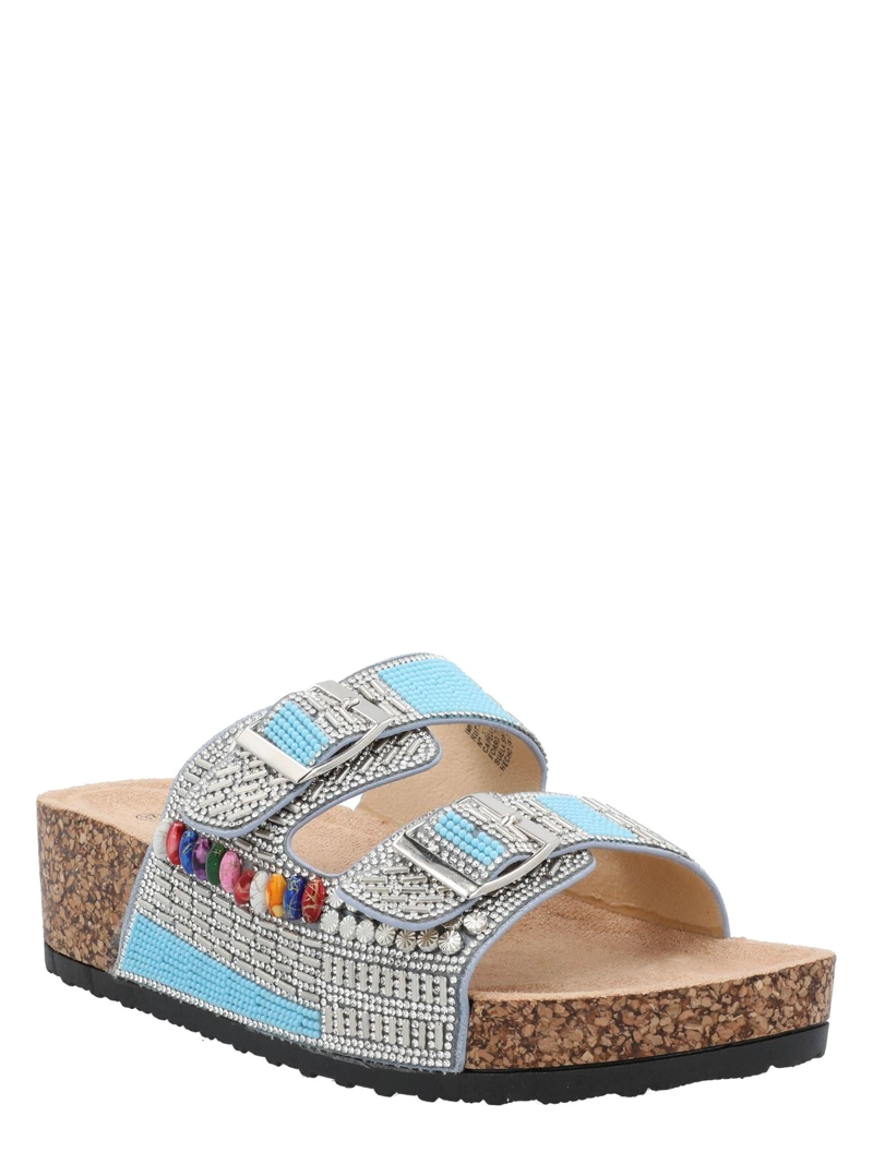 SANDALIA MUJER ARABELA DENIM AZALEIA - 1