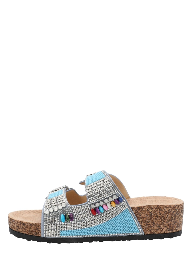 SANDALIA MUJER ARABELA DENIM AZALEIA - 6