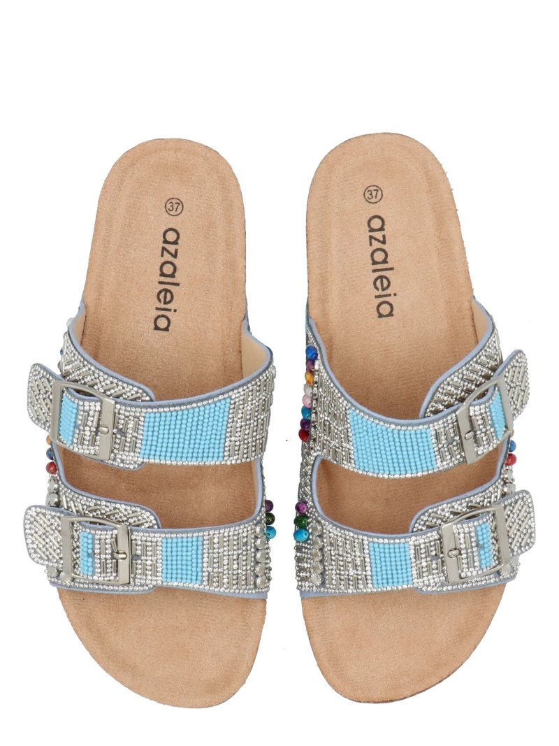 SANDALIA MUJER ARABELA DENIM AZALEIA - 8