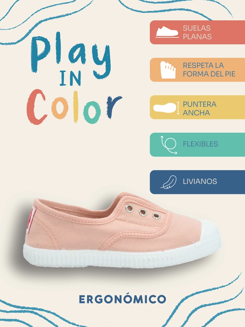 ZAPATILLA NIÑA SUNSET ROSADO CLARO HUSH PUPPIES KIDS - 2