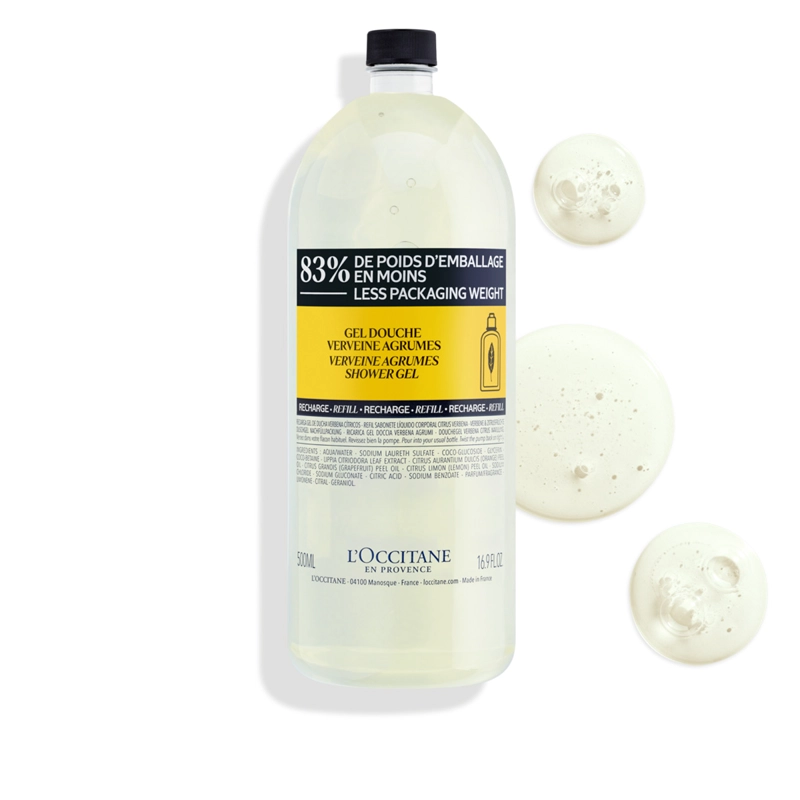 REFILL GEL DE DUCHA VERBENA CITRUS 500 ML L'OCCITANE - 2