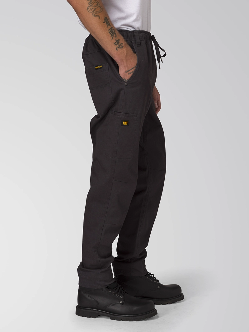 PANTALON TWILL HOMBRE STRETCH UTILITY NEGRO CAT - 5