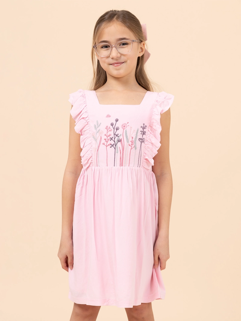VESTIDO NIÑA TURIN ROSADO HUSH PUPPIES KIDS - 2