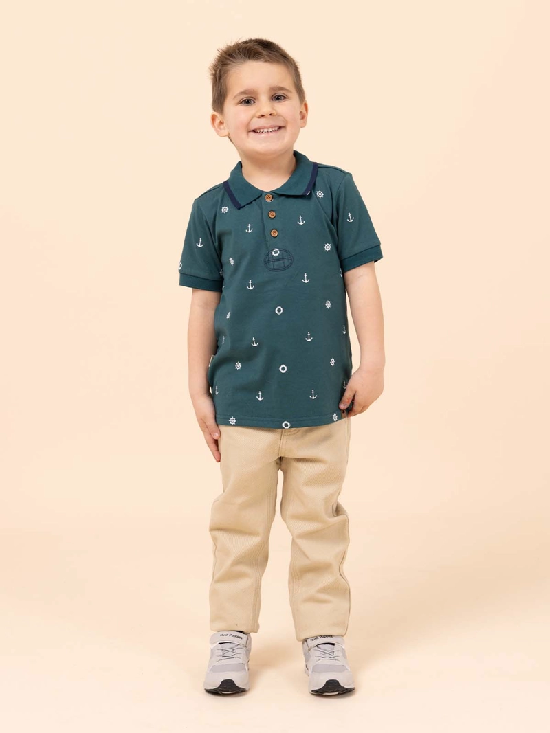POLERA NIÑO BONN CELESTE HUSH PUPPIES KIDS - 4