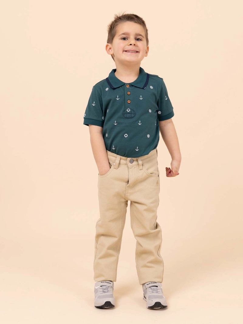 POLERA NIÑO BONN CELESTE HUSH PUPPIES KIDS - 5