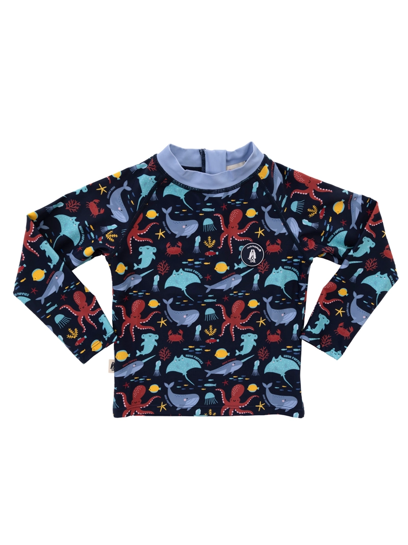 TRAJE DE BAÑO NIÑO LUCKA AZUL HUSH PUPPIES KIDS - 1