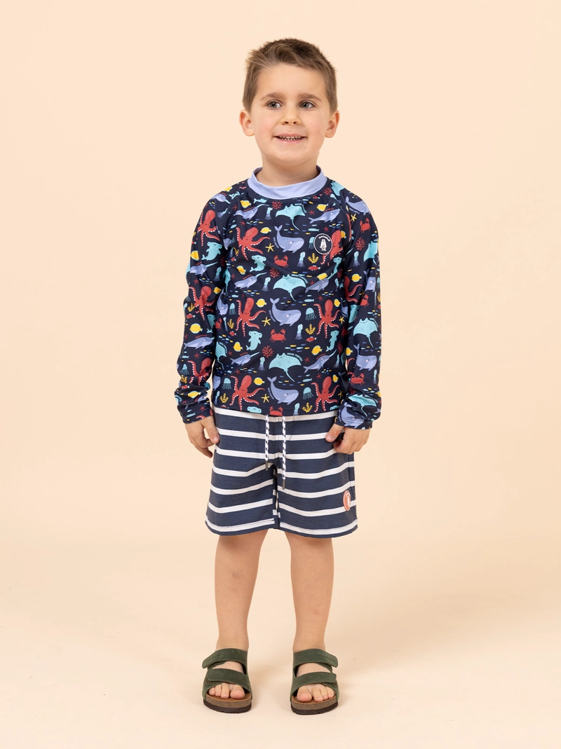 TRAJE DE BAÑO NIÑO LUCKA AZUL HUSH PUPPIES KIDS - 4