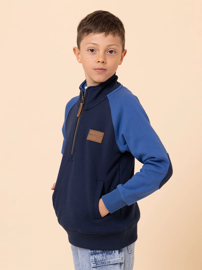 POLERON NIÑO EBERN AZUL HUSH PUPPIES KIDS - 5