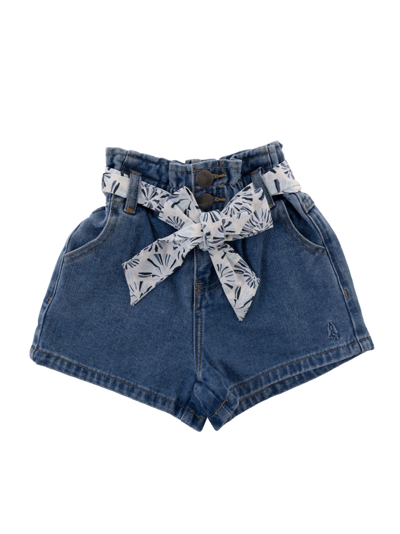SHORT NIÑA LASA DENIM CLARO HUSH PUPPIES KIDS - 1