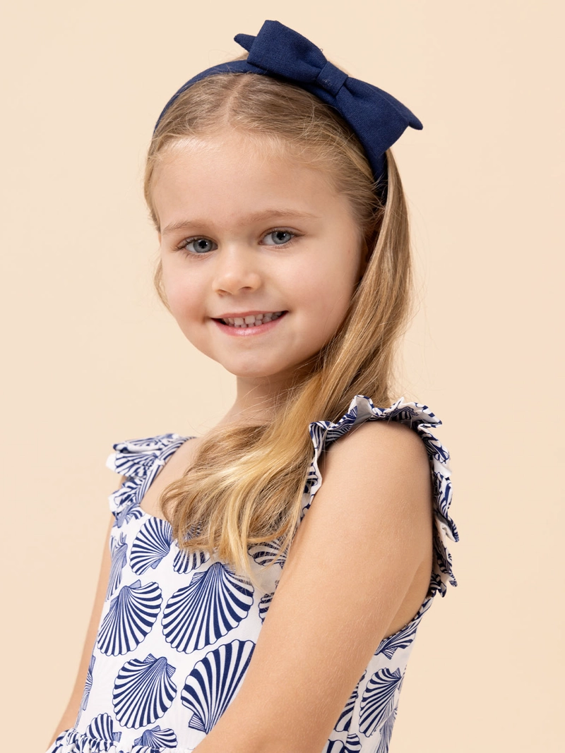 VESTIDO NIÑA AMELIA AZUL HUSH PUPPIES KIDS - 4
