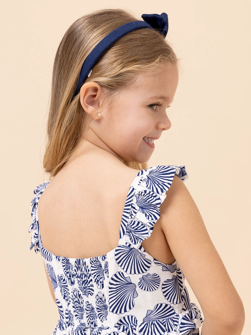 VESTIDO NIÑA AMELIA AZUL HUSH PUPPIES KIDS - 5