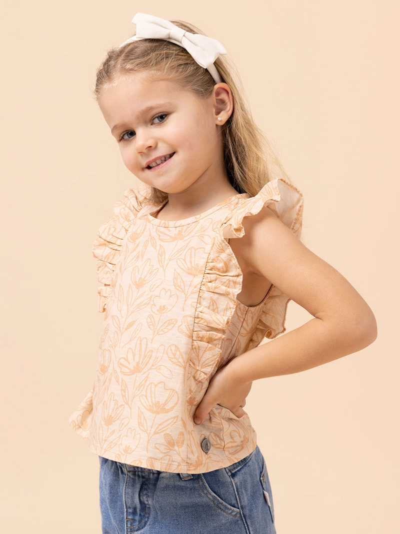POLERA NIÑA ENNA ROSADO HUSH PUPPIES KIDS - 4