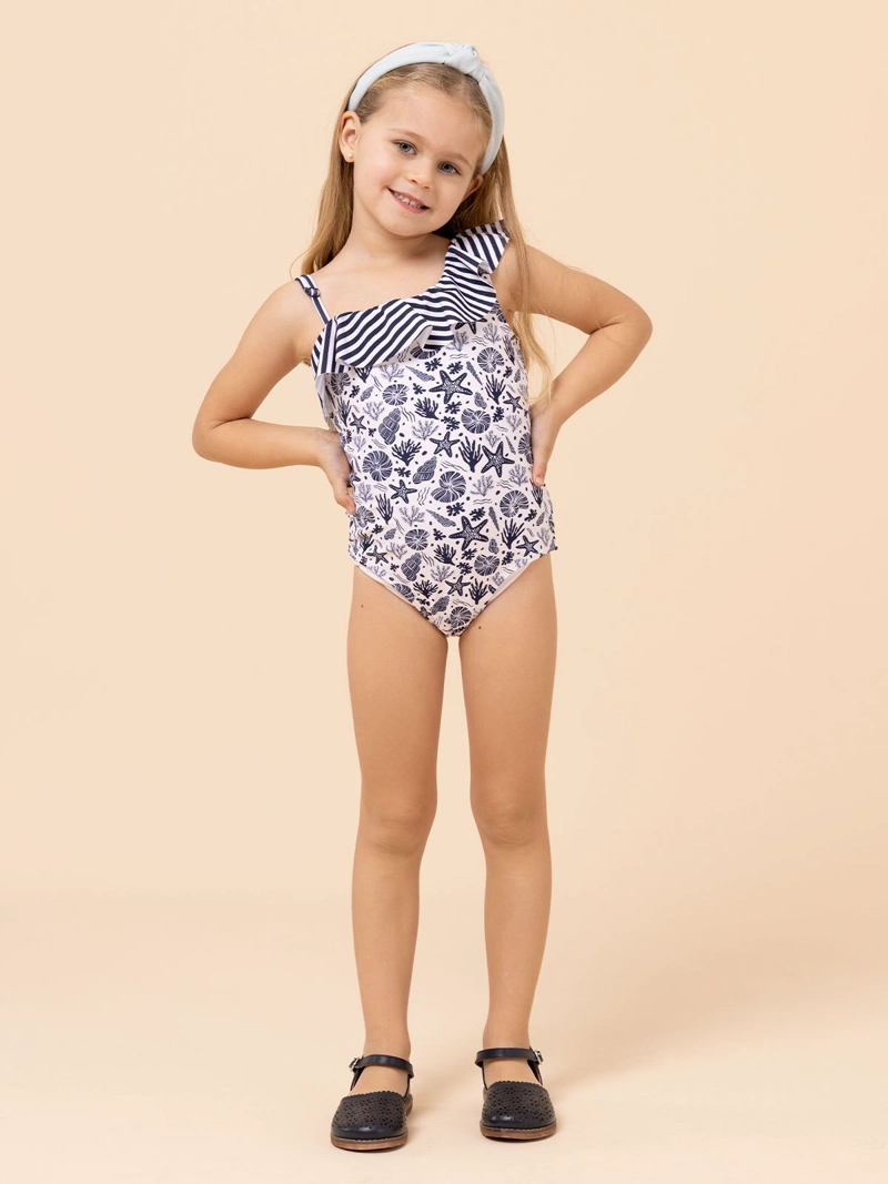 TRAJE DE BAÑO NIÑA VITTORIA AZUL HUSH PUPPIES KIDS - 2