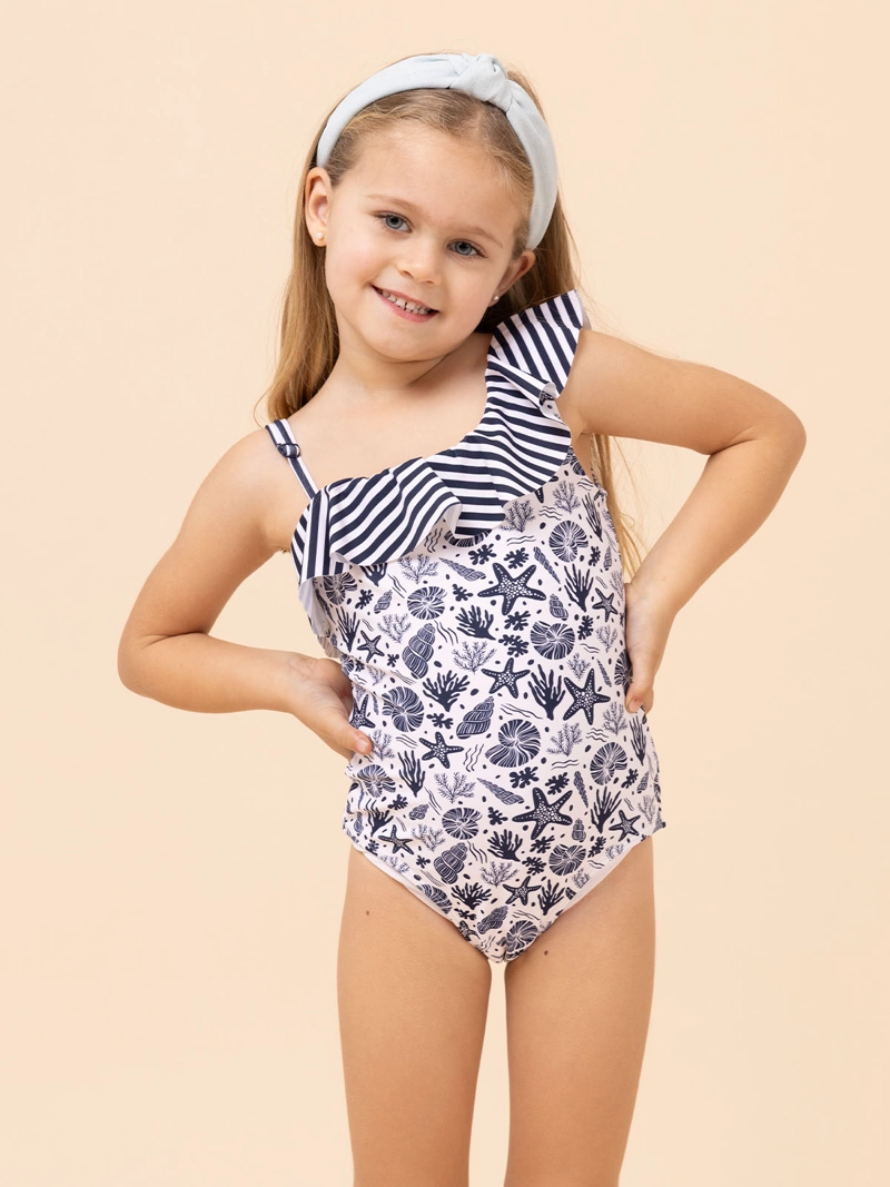 TRAJE DE BAÑO NIÑA VITTORIA AZUL HUSH PUPPIES KIDS - 4