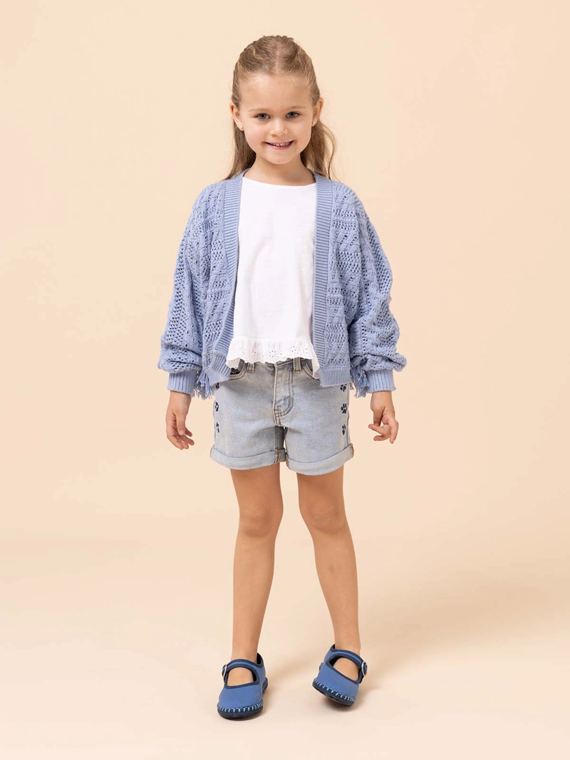 CHALECO NIÑA FLORENCIA AZUL HUSH PUPPIES KIDS - 2