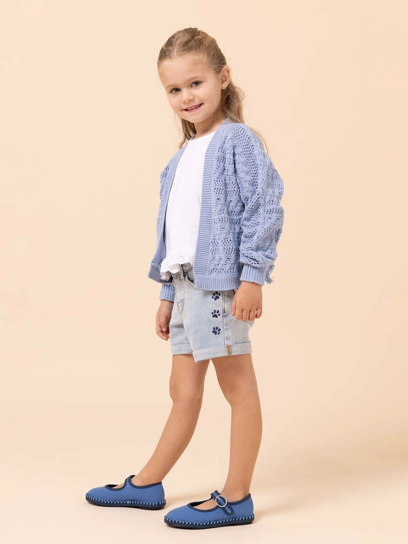 CHALECO NIÑA FLORENCIA AZUL HUSH PUPPIES KIDS - 4