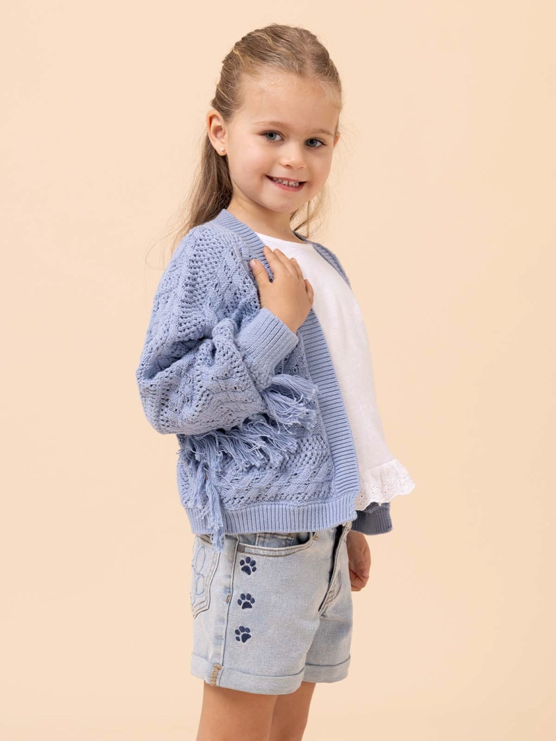 CHALECO NIÑA FLORENCIA AZUL HUSH PUPPIES KIDS - 5